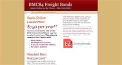 Desktop Screenshot of bmc84bonds.com